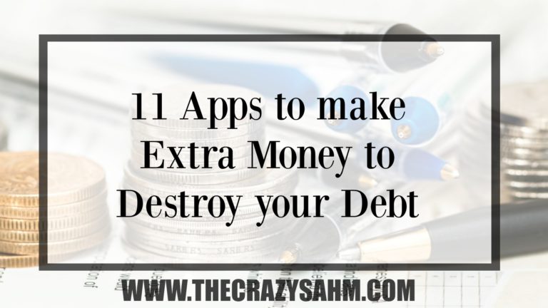 11 Apps to make Extra Money to Destroy your Debt