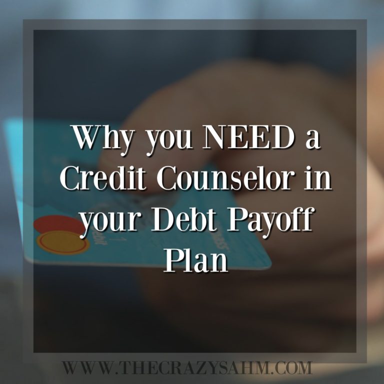 Why you NEED a Credit Counselor in your Debt Payoff Plan