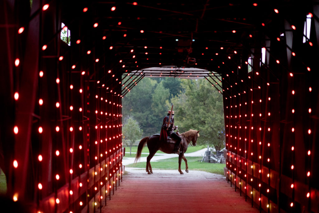 Witness the Headless Horseman Ride at Conner Prairie